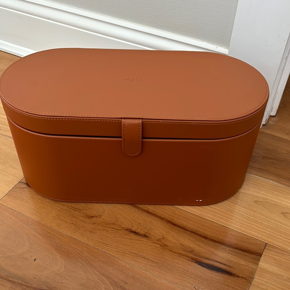 Brown Leather Storage Box